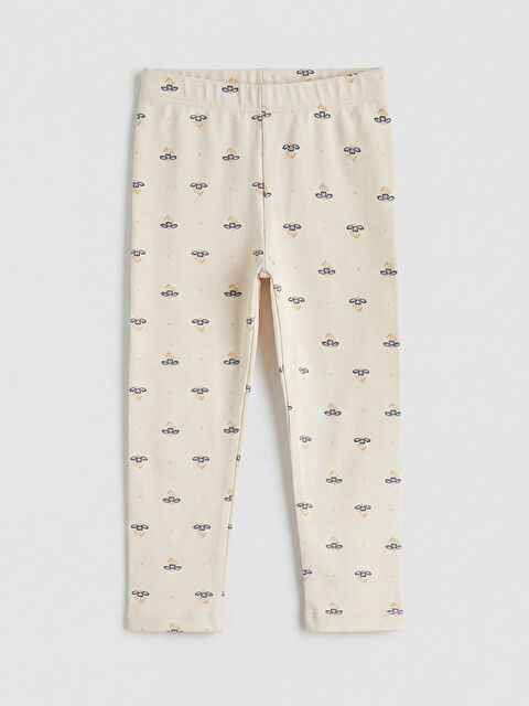 LCW baby Çiçekli Kız Bebek Tayt - S6C451Z1-LQA