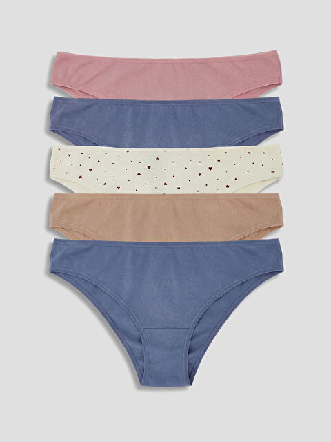 LC WAIKIKI Desenli Bikini Külot 5'li