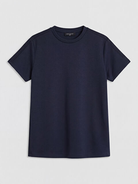 LCW Comfort Bisiklet Yaka Kadın Tişört - S6E469Z8-HRZ