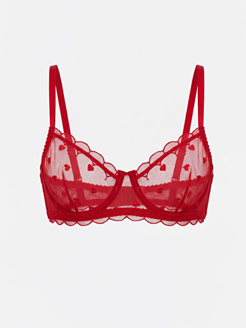 LCW DREAM Balenli Dolgusuz Kalpli Fantezi Tişört Sütyen - S6E476Z8-R3P