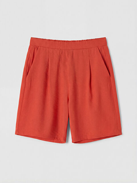 LCW EVERYDAY Beli Lastikli Kadın Pileli Şort