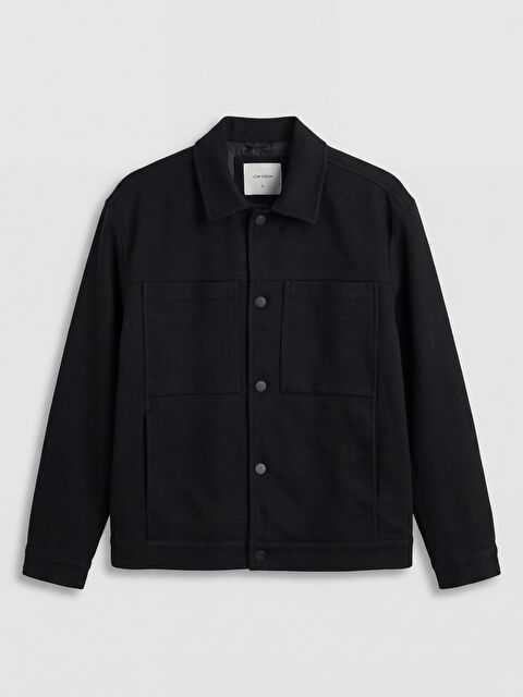 LCW Vision Loose Fit Gömlek Yaka Erkek Ceket - S6D488Z8-CVL