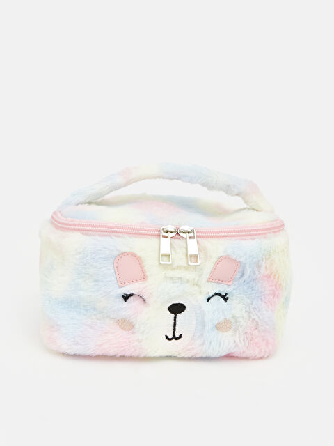 LCW ACCESSORIES Ayıcık Figürlü Pelüş Kız Çocuk Makyaj Çantası - S6F496Z1-M0T