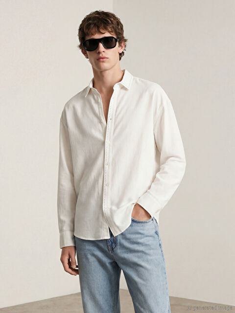 LCW Vision Regular Fit Erkek Gömlek - S6ON21Z8-FDU