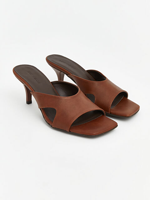 LCW STEPS Küt Burun Kadın Topuklu Sandalet - S6C500Z8-DCJ