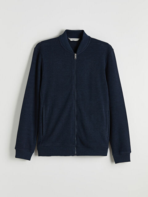 LCW Vision Dik Yaka Erkek Fermuarlı Sweatshirt - S6D521Z8-RFH