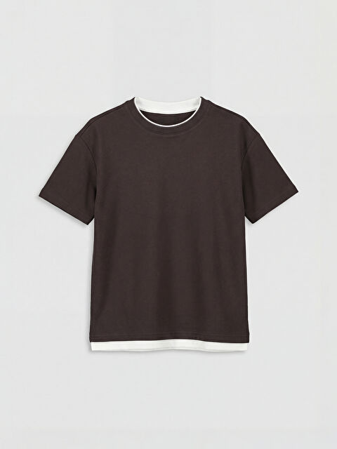 LCW Kids Basic Erkek Çocuk Tişört - S6B527Z4-3C6