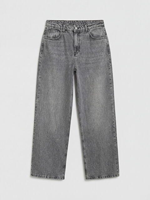 XSIDE Yüksek Bel Wideleg Kadın Jean Pantolon - S6D528Z8-12B