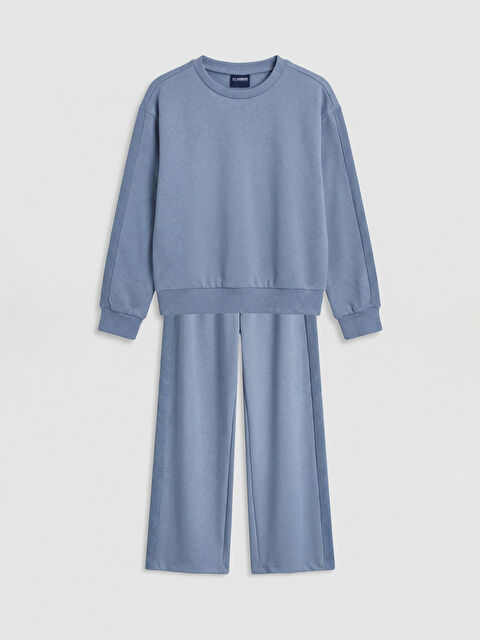 LCW Kids Kız Çocuk Soft Touch Eşofman Takım - S6B540Z4-55W