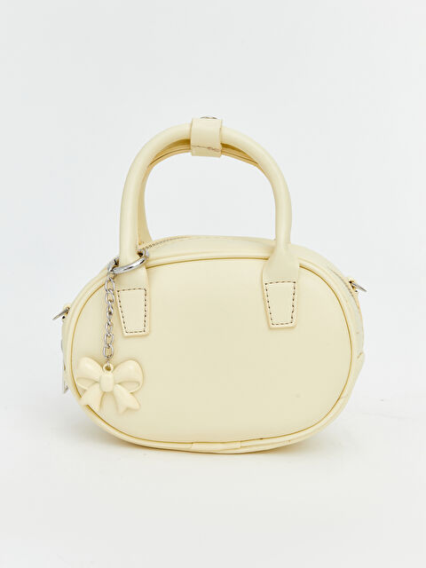 LCW ACCESSORIES Fiyonk Detaylı Deri Görünümlü Kadın Omuz Çantası