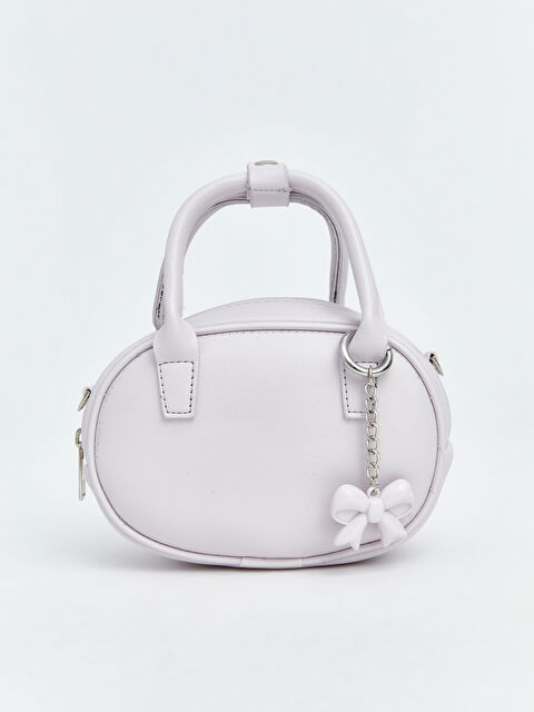 LCW ACCESSORIES Fiyonk Detaylı Deri Görünümlü Kadın Omuz Çantası