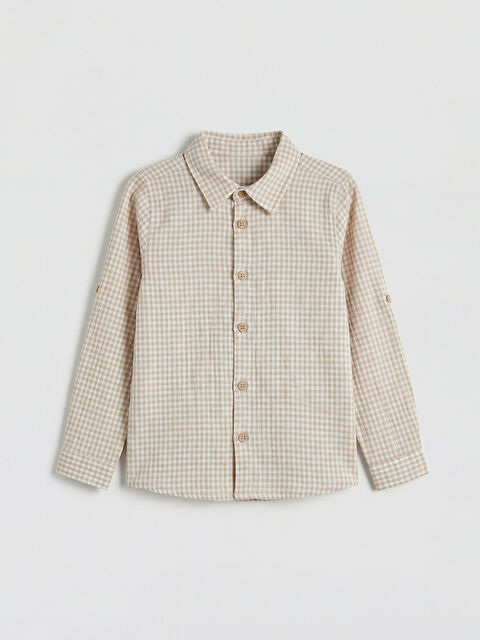 LCW Kids Ekose Erkek Çocuk Gömlek - S6D542Z1-LKQ