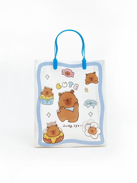 Capybara Hayvan Baskılı Hediye Poşeti - S6D543Z4-QBC