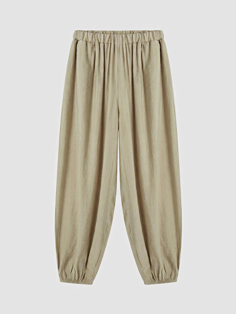 LCW Modest Beli Lastikli Kadın Jogger Pantolon