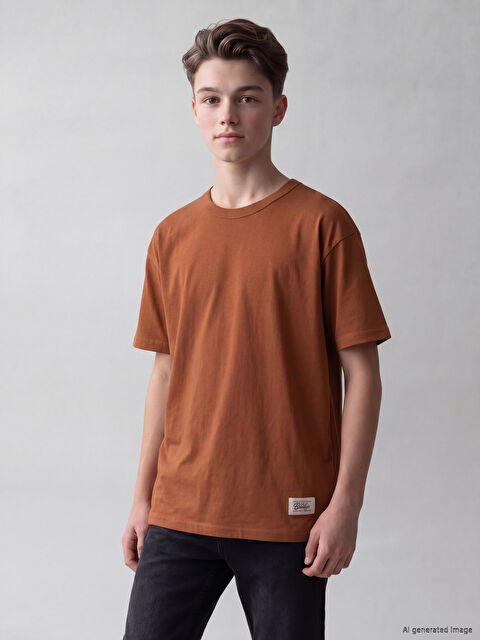 LCW Kids Bisiklet Yaka Kısa Kollu Erkek Çocuk Tişört