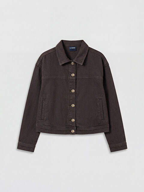 LCW Kids Gömlek Yaka Kız Çocuk Jean Ceket - S6A577Z4-328