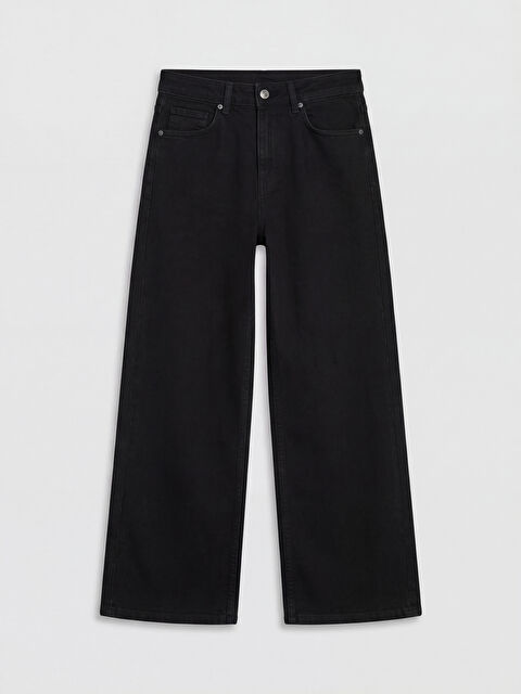 LCW Jeans Yüksek Bel Wideleg Kadın Jean Pantolon - S6E578Z8-327