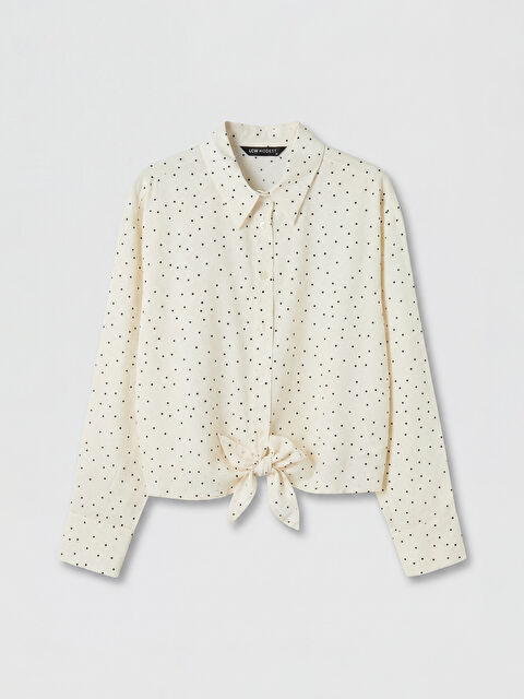 LCW Modest Puantiyeli Vual Kadın Gömlek