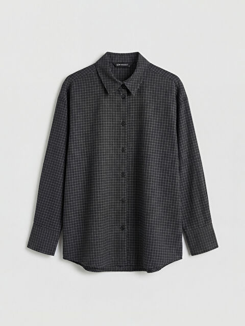 LCW Modest Ekose Kadın Gömlek - S6B580Z8-LKX