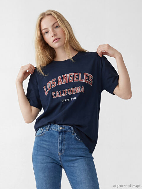 XSIDE Los Angeles Printed Women's T-Shirt