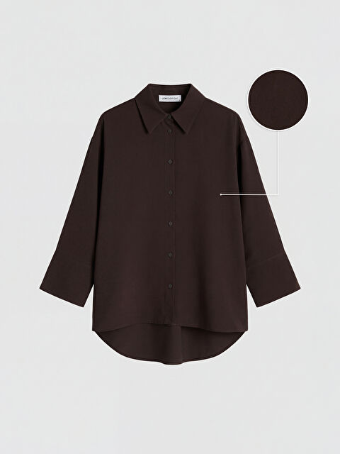 LCW EVERYDAY Dokulu Oversize Kadın Gömlek