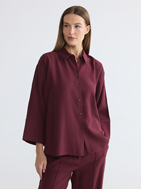 LCW EVERYDAY Dokulu Oversize Kadın Gömlek