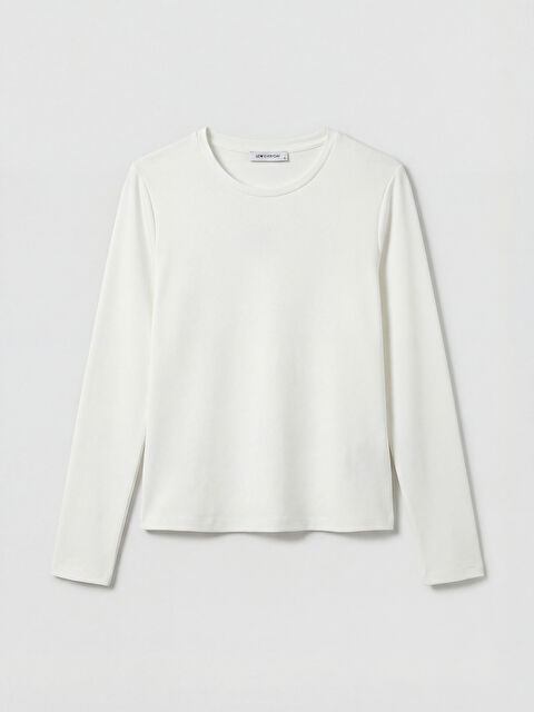 LCW EVERYDAY Bisiklet Yaka Soft Touch Kadın Body - S6F600Z8-R9J