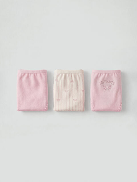 LCW Kids Desenli Kız Çocuk Külot 3'lü