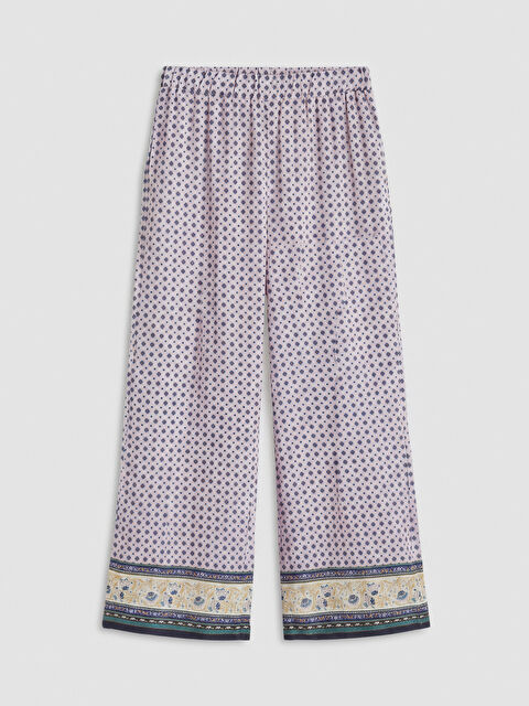 LCW Kids Desenli Kız Çocuk Pantolon