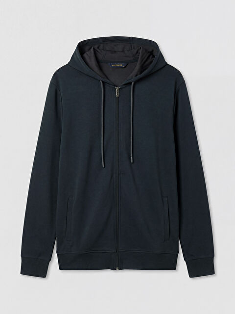 SOUTHBLUE Kapüşonlu Erkek Fermuarlı Sweatshirt