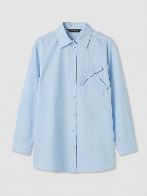 LCW Modest Poplin Kadın Gömlek Tunik - S6D614Z8-DLZ