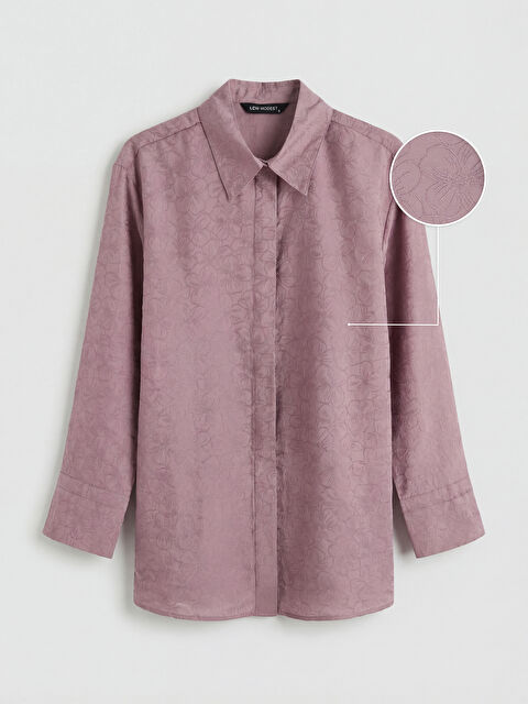 LCW Modest Desenli Modal Karışımlı Kadın Gömlek Tunik - S6D616Z8-8QW