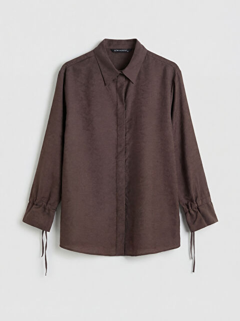 LCW Modest Desenli Modal Karışımlı Kadın Gömlek Tunik - S6D616Z8-DJ7