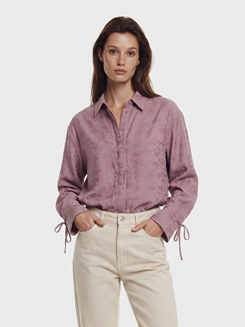 LCW Modest Desenli Modal Karışımlı Kadın Gömlek Tunik