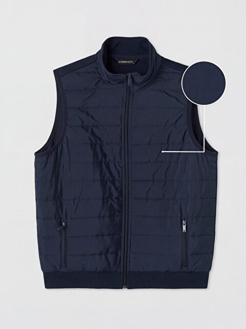 LCWAIKIKI Classic Dik Yaka Kapitone Erkek Yelek