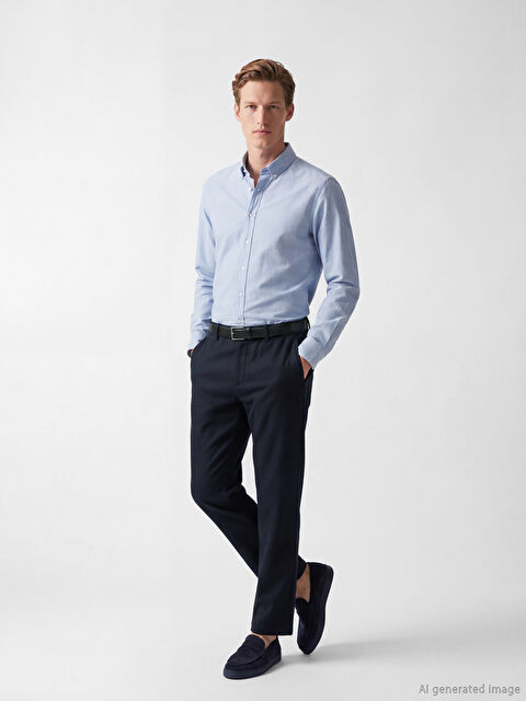 SOUTHBLUE Standart Kalıp Gabardin Erkek Pantolon - S6E633Z8-RFH