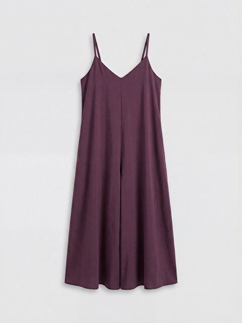 LCW Vision V Yaka İp Askılı A Kesim Elbise