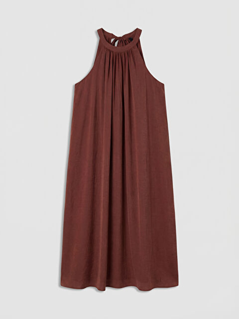 LCW Vision Büzgülü A Kesim Modal Karışımlı Elbise