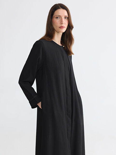 LCW Grace Bisiklet Yaka Kadın Ferace