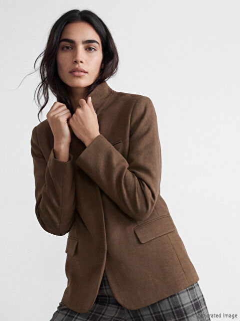 LCW Vision Hakim Yaka Kadın Ceket - S6B646Z8-D7V