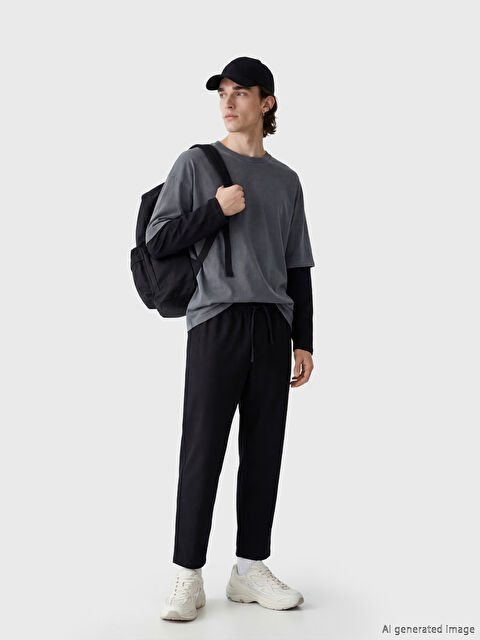 XSIDE Erkek Keten Görünümlü Pantolon - S6C658Z8-RQL