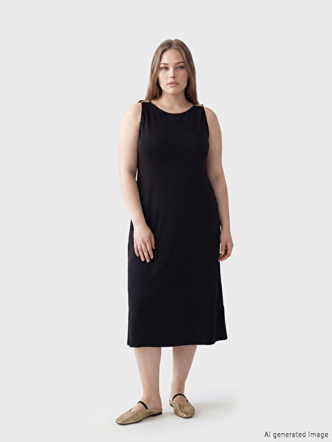 Soulife Bisiklet Yaka Elbise