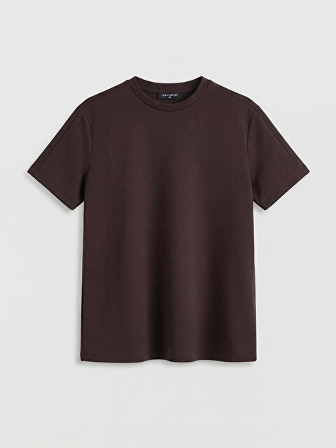 LCW Comfort Bisiklet Yaka Kadın Tişört - S6E666Z8-HMK