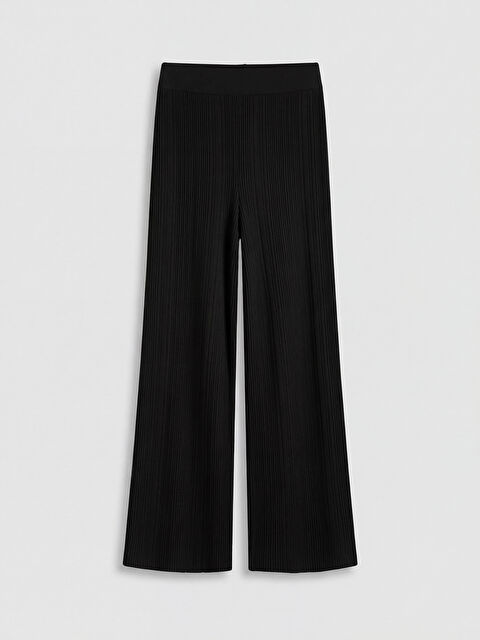 LCWAIKIKI Classic Beli Lastikli Kadın Triko Pantolon - S6F673Z8-CVL