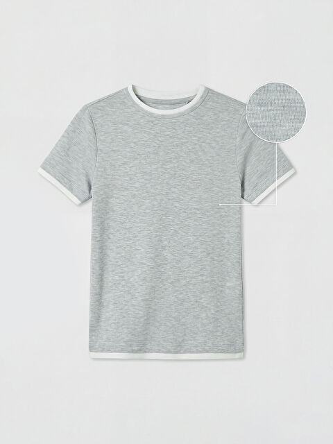 LCW Vision Bisiklet Yaka Kadın Tişört