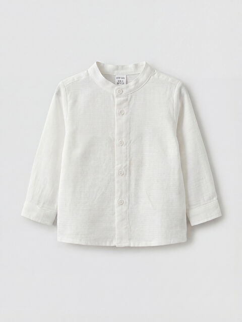 LCW baby Hakim Yaka Erkek Bebek Gömlek