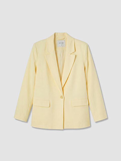 LCW Vision Keten Karışımlı Kadın Blazer Ceket