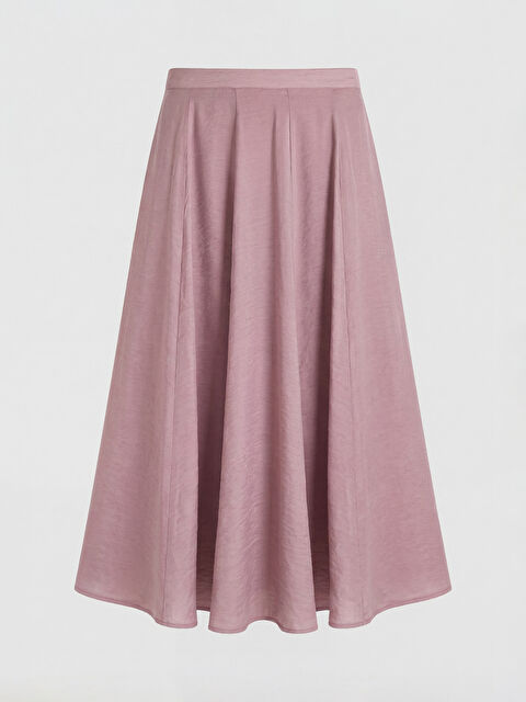 LCW Modest Beli Lastikli Kloş Etek