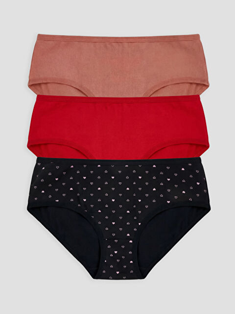 LCW DREAM Baskılı Bikini Külot 3'lü - S6B699Z8-LQJ