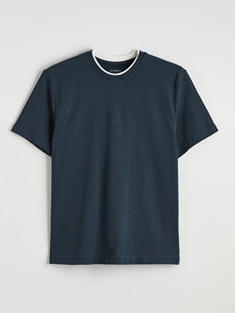 LCWAIKIKI Classic Bisiklet Yaka Erkek Tişört - S6D701Z8-8TQ